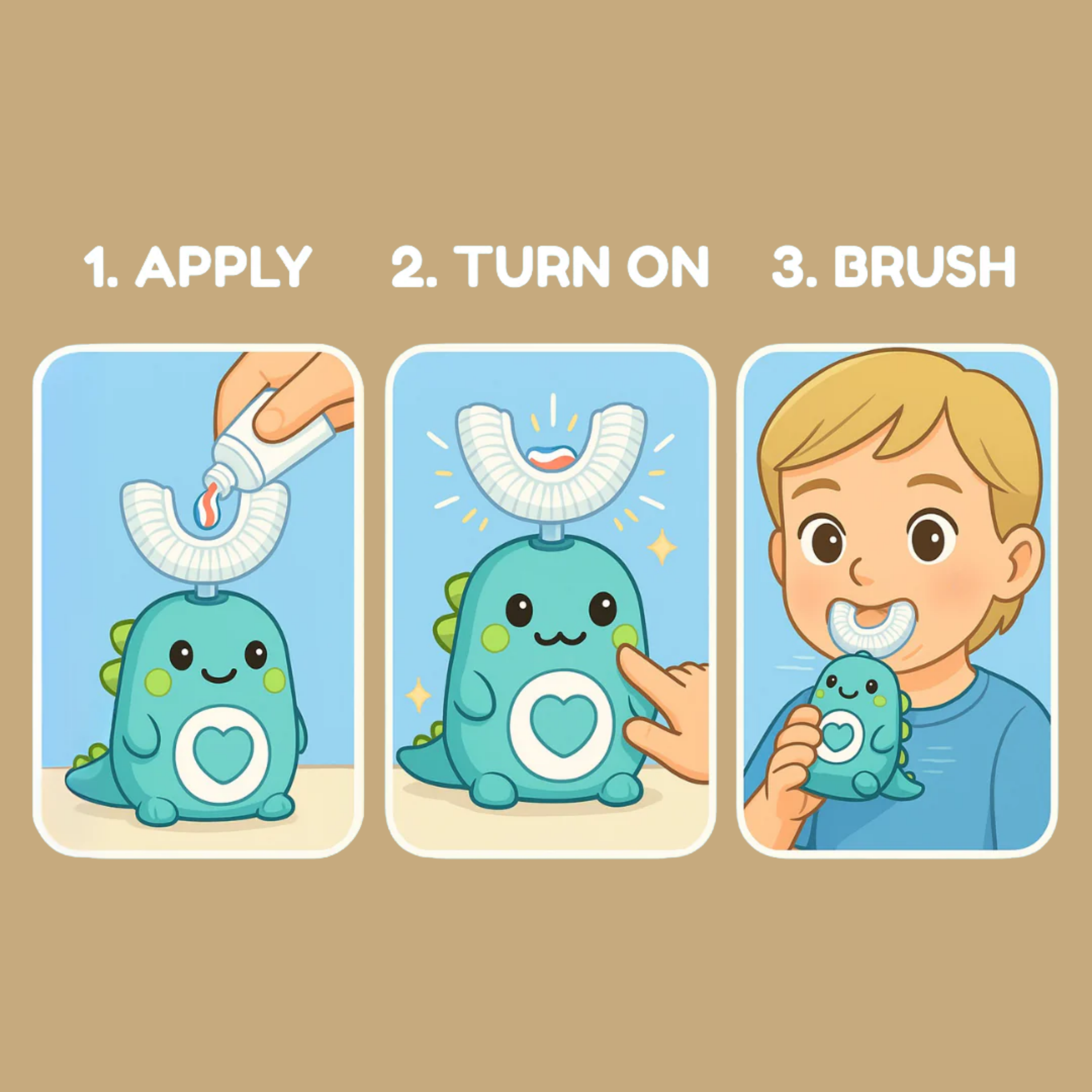 BalaKidz Automatic U-Shape Toothbrush