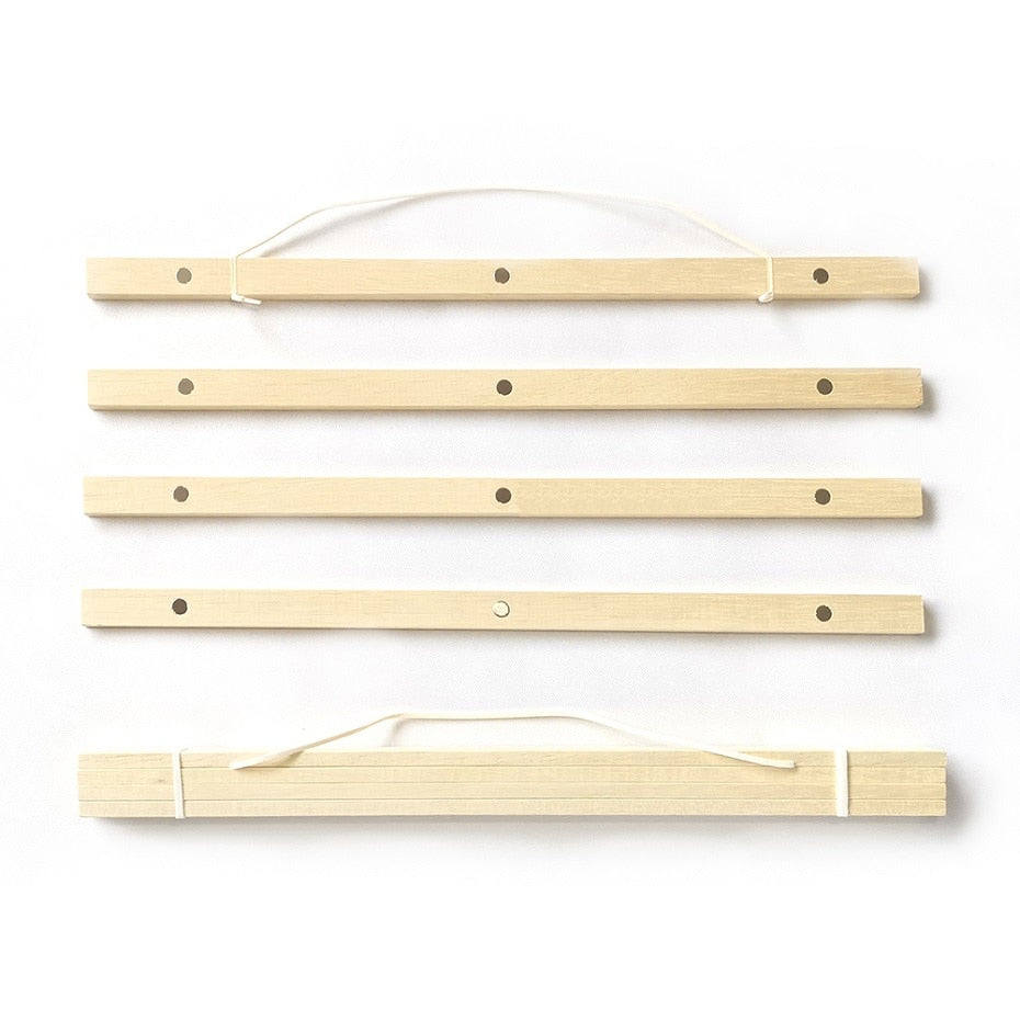 Pine Wood Magnetic Poster Hanger