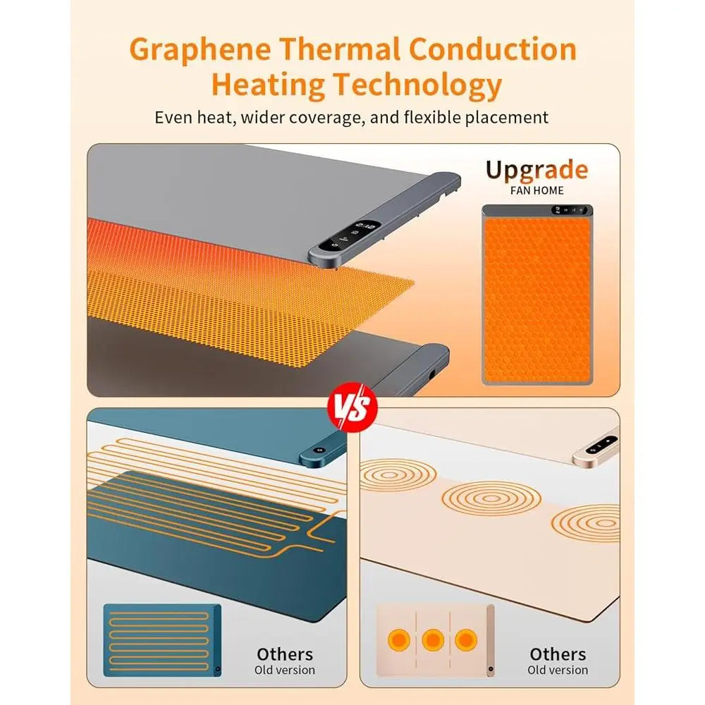Graphene Warming Tray – 6 Temp Settings | Fast Heat Food Warmer