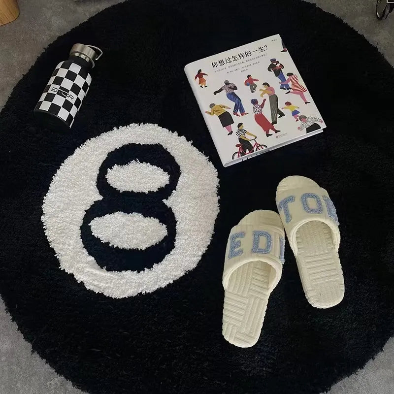 8 ball rug