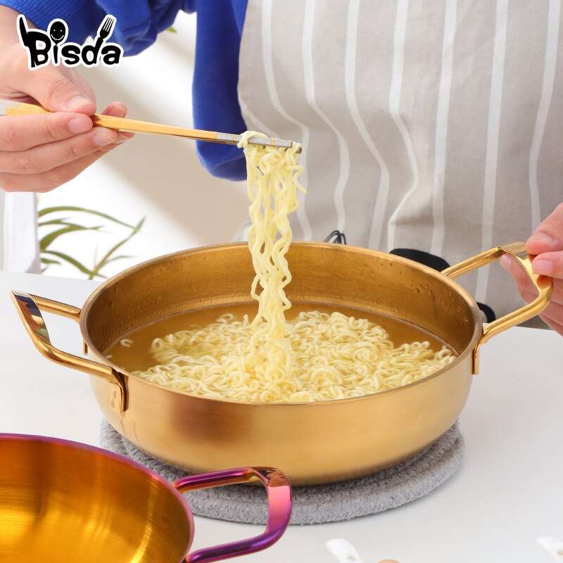 Stainless Steel Soup Pot Thickened Noodles Pot Kitchen Utensils Pots and Pans Single-Layer Cookware Soup Noodle Sea Food Pots