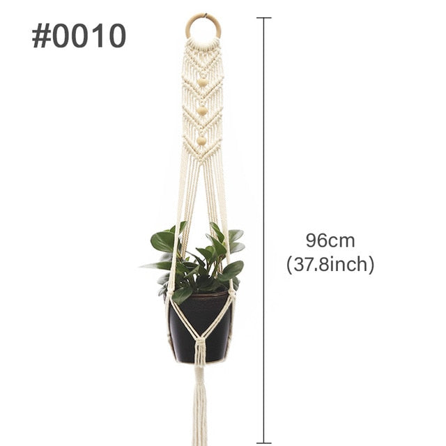 Lovely Macrame Plant Basket for Indoor & Outdoor Plants