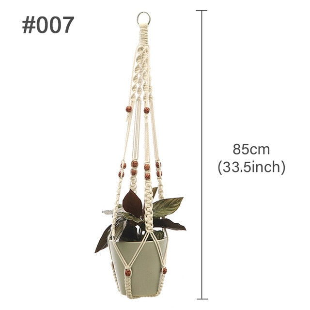 Lovely Macrame Plant Basket for Indoor & Outdoor Plants