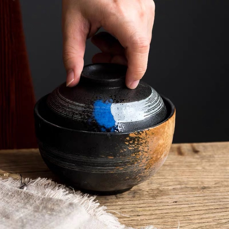 Japanese Style Ceramic Dessert Stew Pot