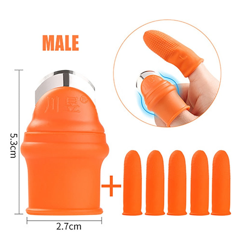 Silicone Finger Protector With Blade