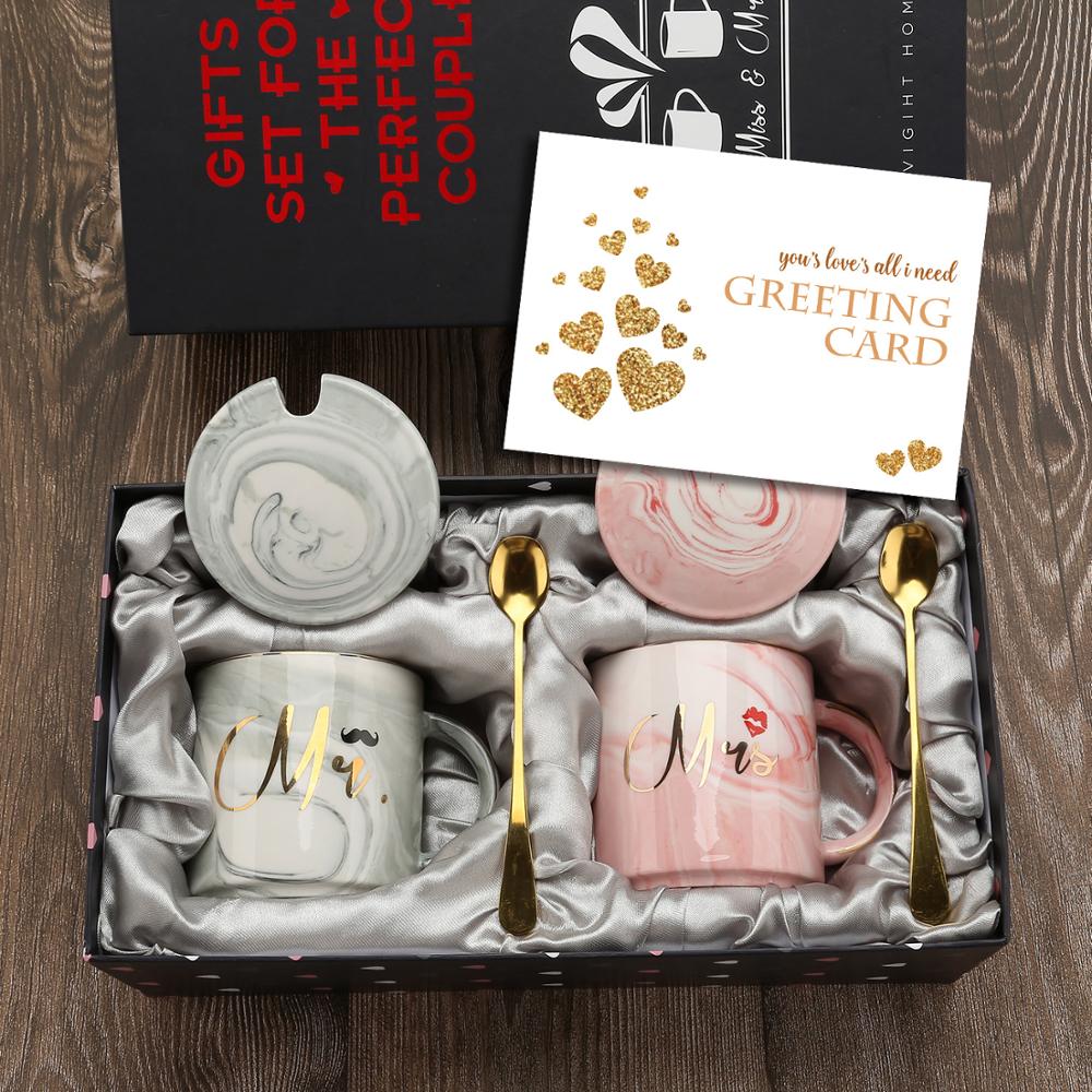 Perfect Match: Mr. & Mrs. Ceramic Mug Set For Gifting