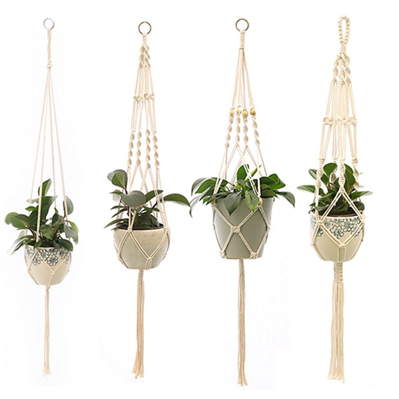 Lovely Macrame Plant Basket for Indoor & Outdoor Plants