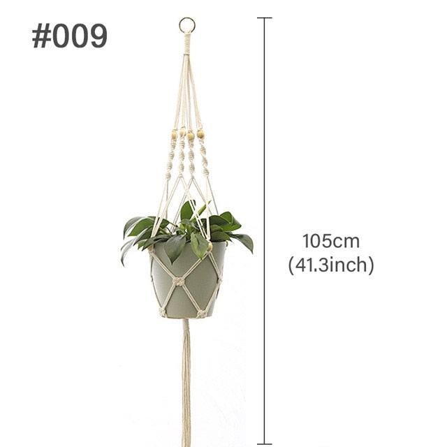 Lovely Macrame Plant Basket for Indoor & Outdoor Plants