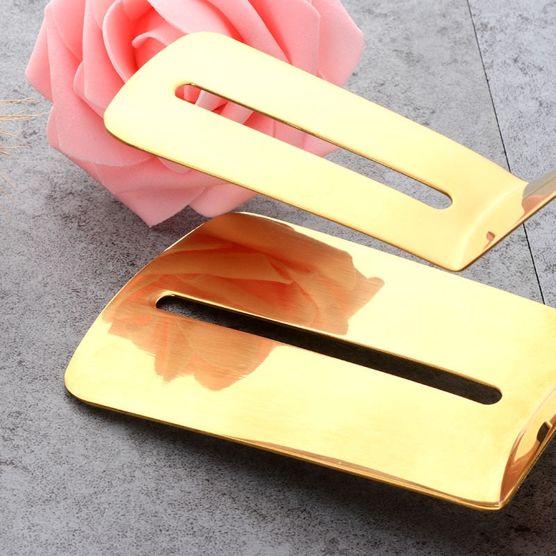 Gold Bread Clip Grill Accessory Kitchen Tongs