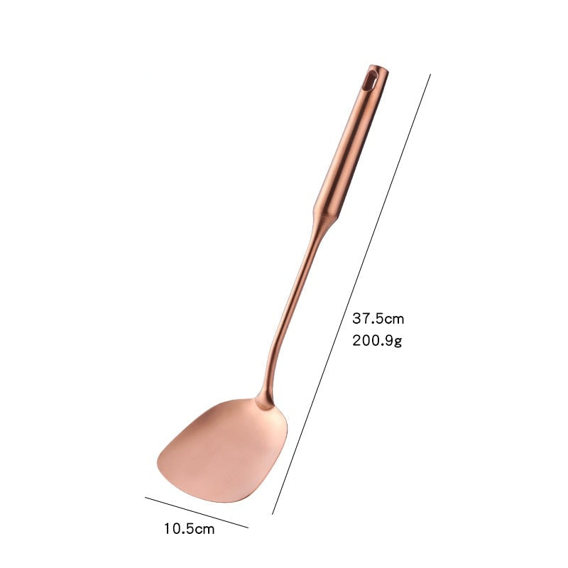 Stainless Steel Rose Gold Kitchen Utensils