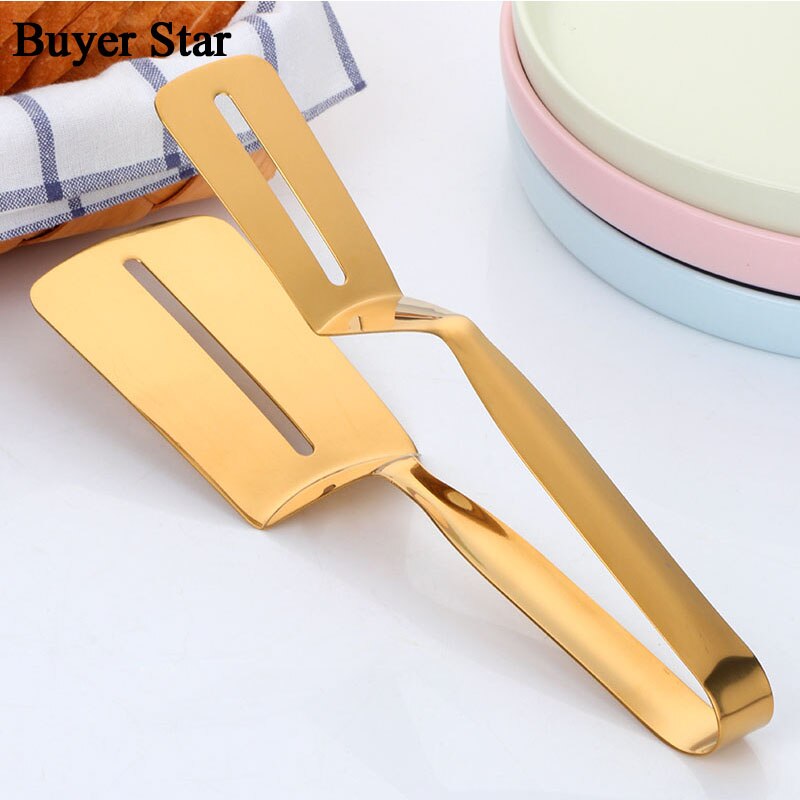 Gold Bread Clip Grill Accessory Kitchen Tongs