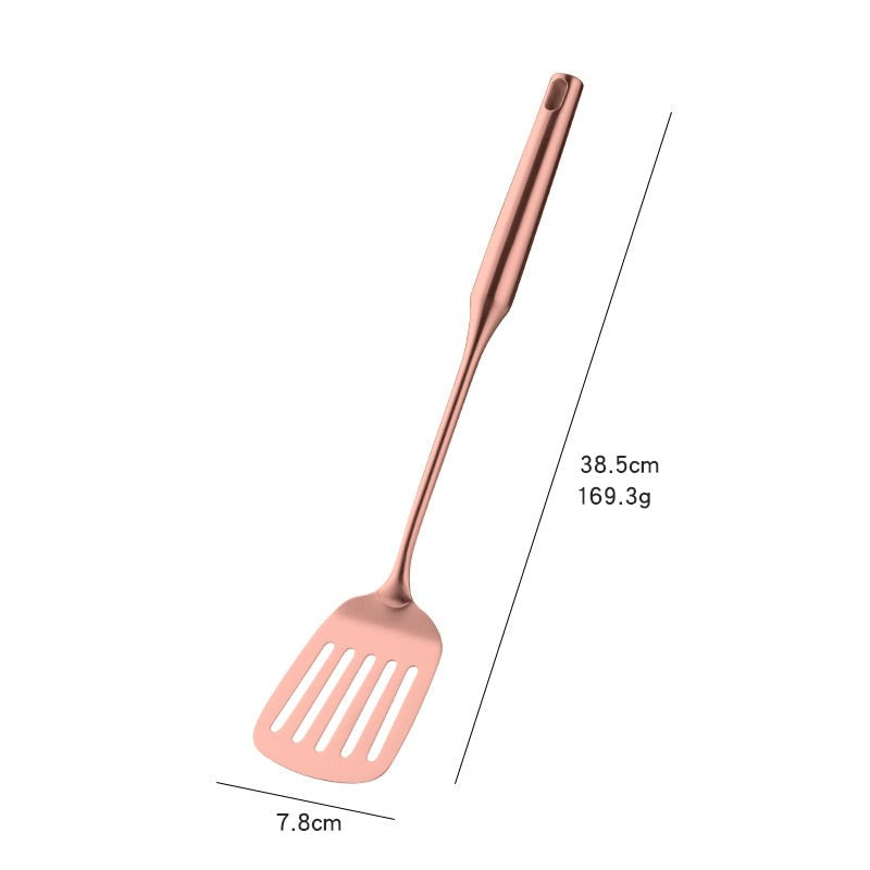 Stainless Steel Rose Gold Kitchen Utensils