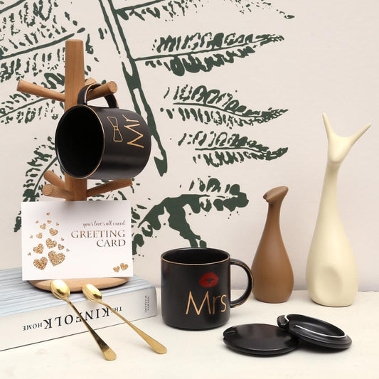 Perfect Match: Mr. & Mrs. Ceramic Mug Set For Gifting