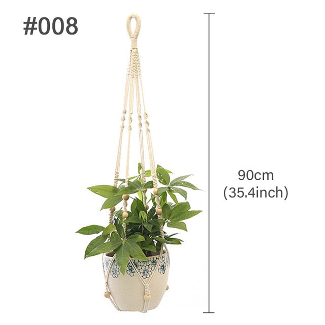 Lovely Macrame Plant Basket for Indoor & Outdoor Plants