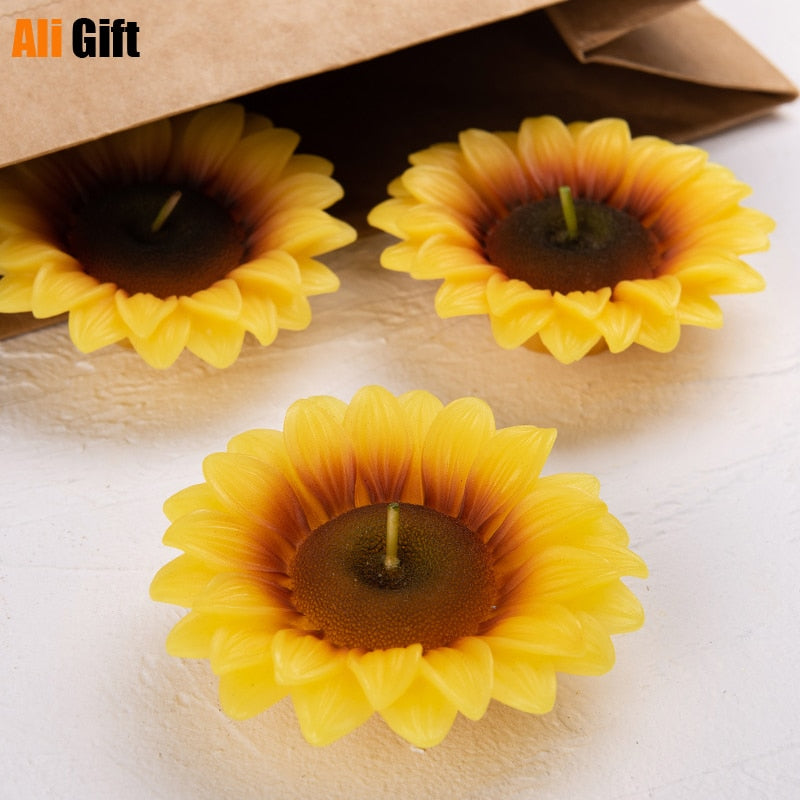 New Hand-made Creative Simulation 3D Flower Candle