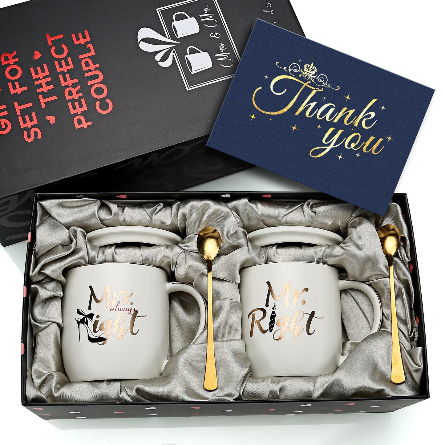 Perfect Match: Mr. & Mrs. Ceramic Mug Set For Gifting