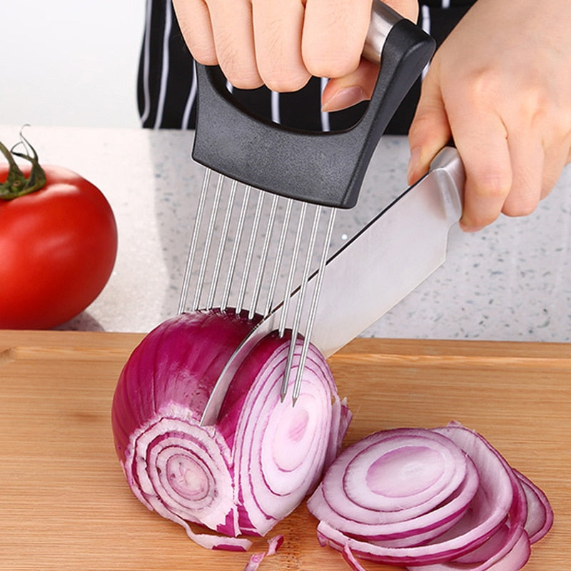 Easy Onion Cutter Holder Vegetable Slicer Cutting Tools