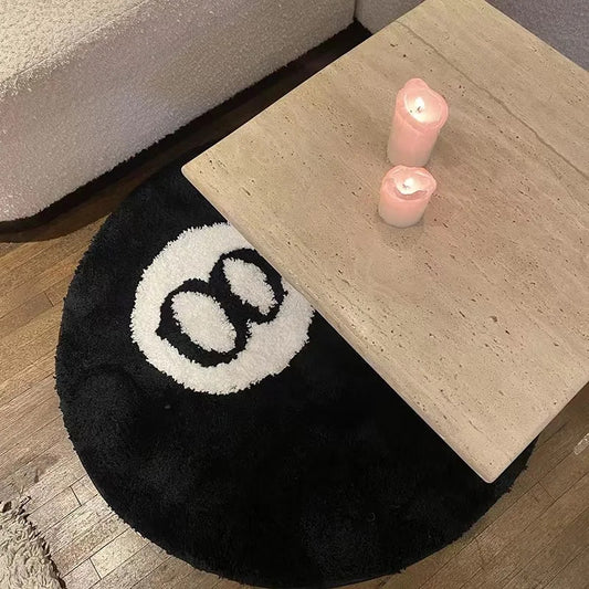 8 Ball Plush Rug